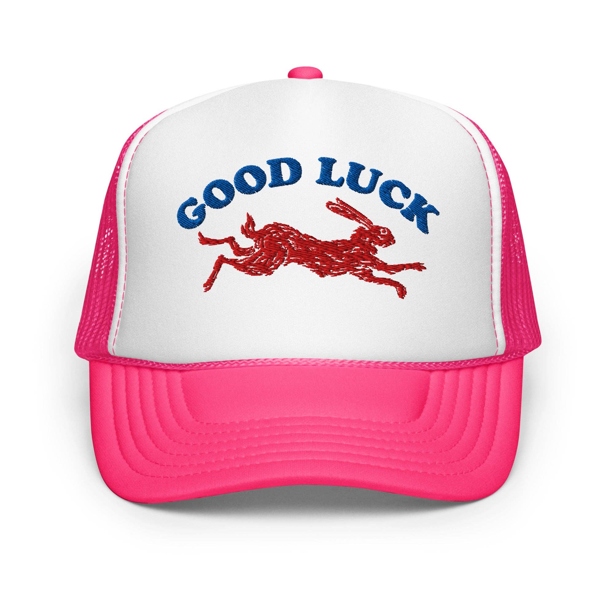 KILLER RETRO - Wholesale Trucker Hat - Unisex - Good Luck Embroidered Foam Trucker Hat8