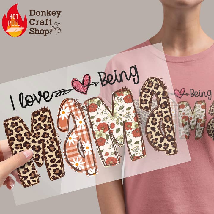 Mama DTF Transferts, Prêt à presser pour la vente par Donkey Craft