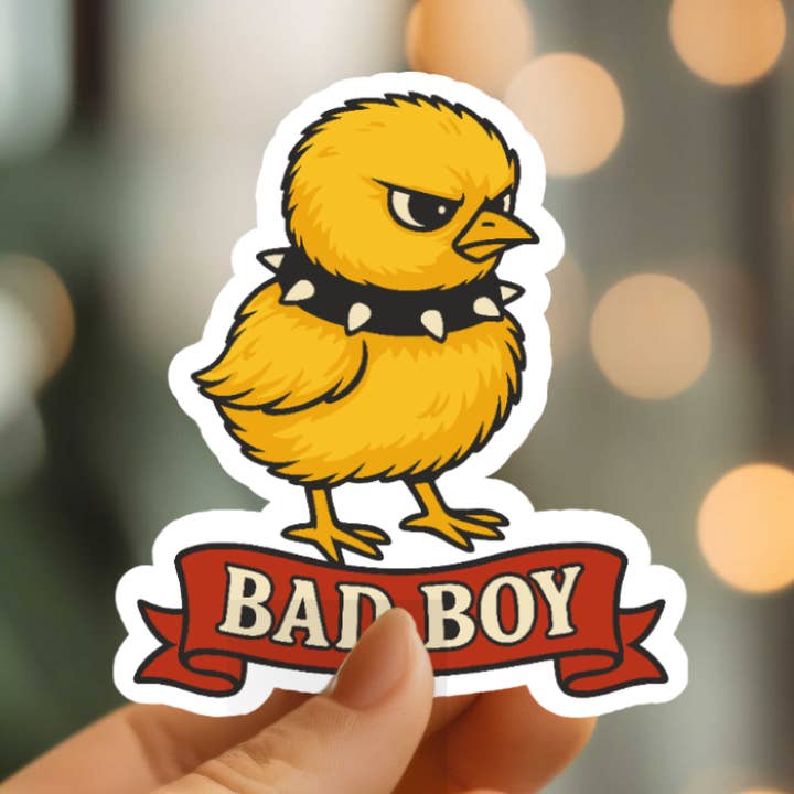 Rolig Bad Boy Vinylklistermärke för wholesale av Mystical Monkey Toes