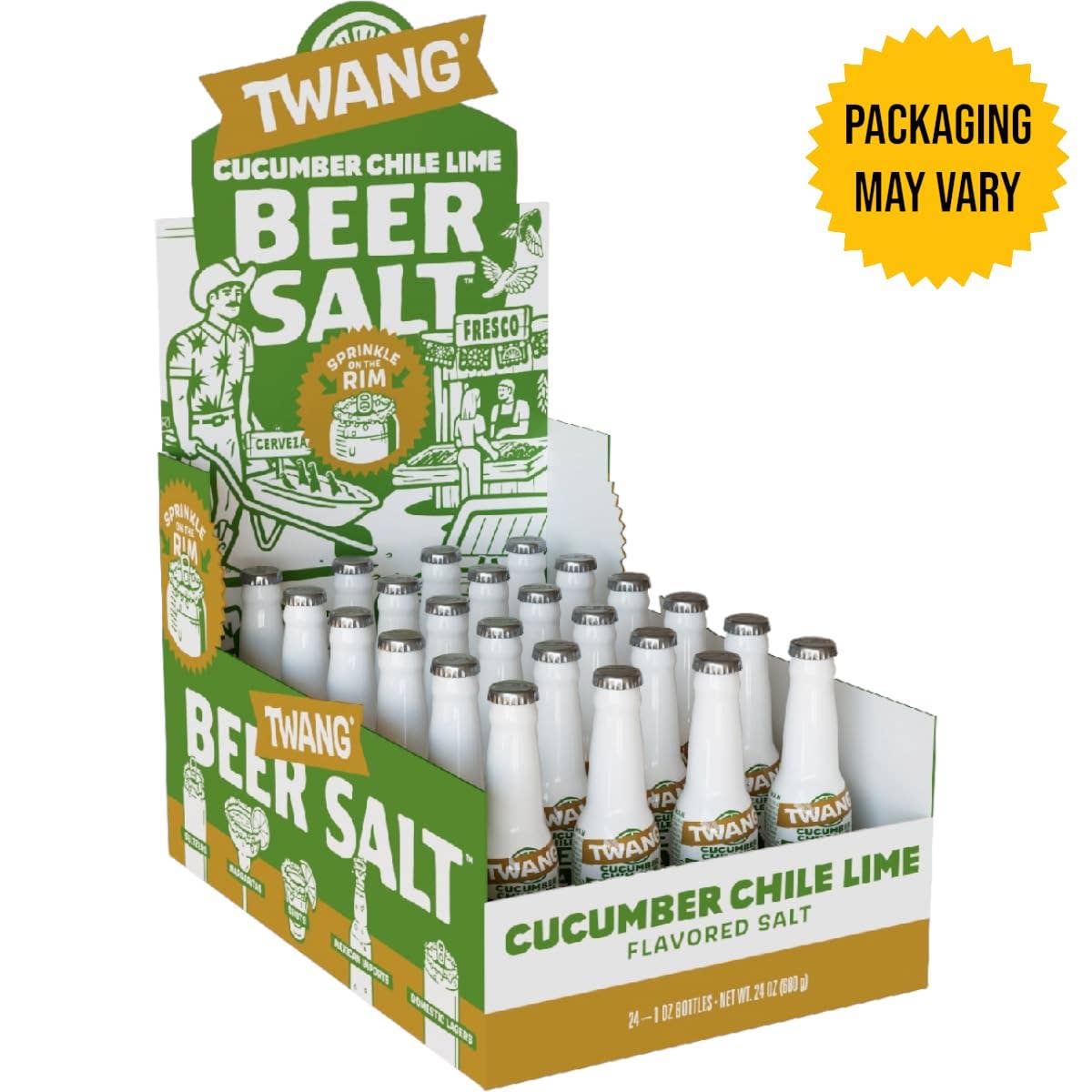 Shop The King - Wholesale Salt - Twang Longneck Cucumber Chile Lime 23125 oz 24 Per Box1