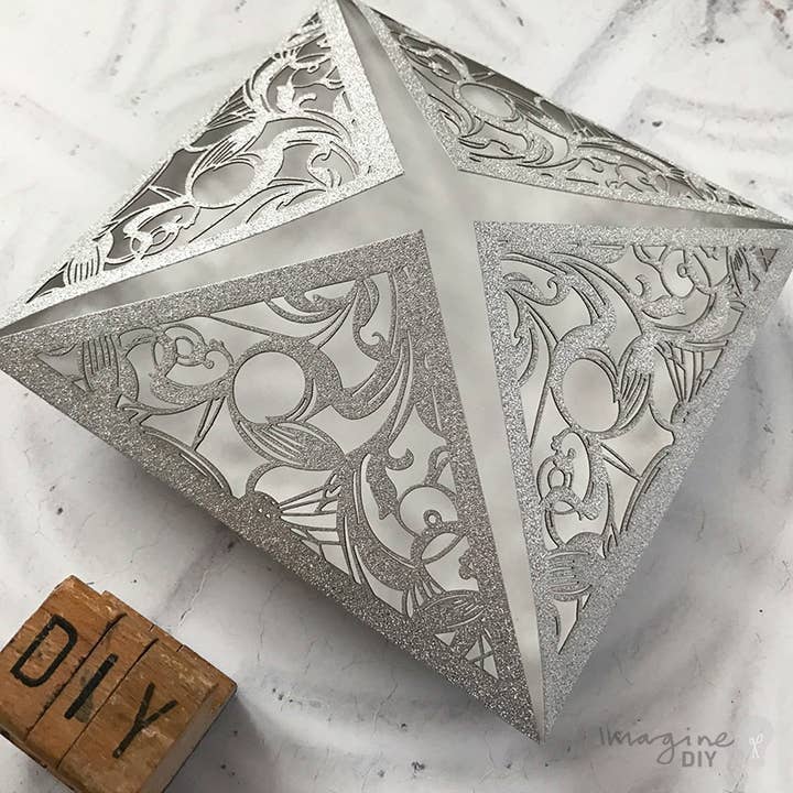 Imaginediy - Wholesale Invitations - Extravaganza Glitter Wedding Invitation - Silver3