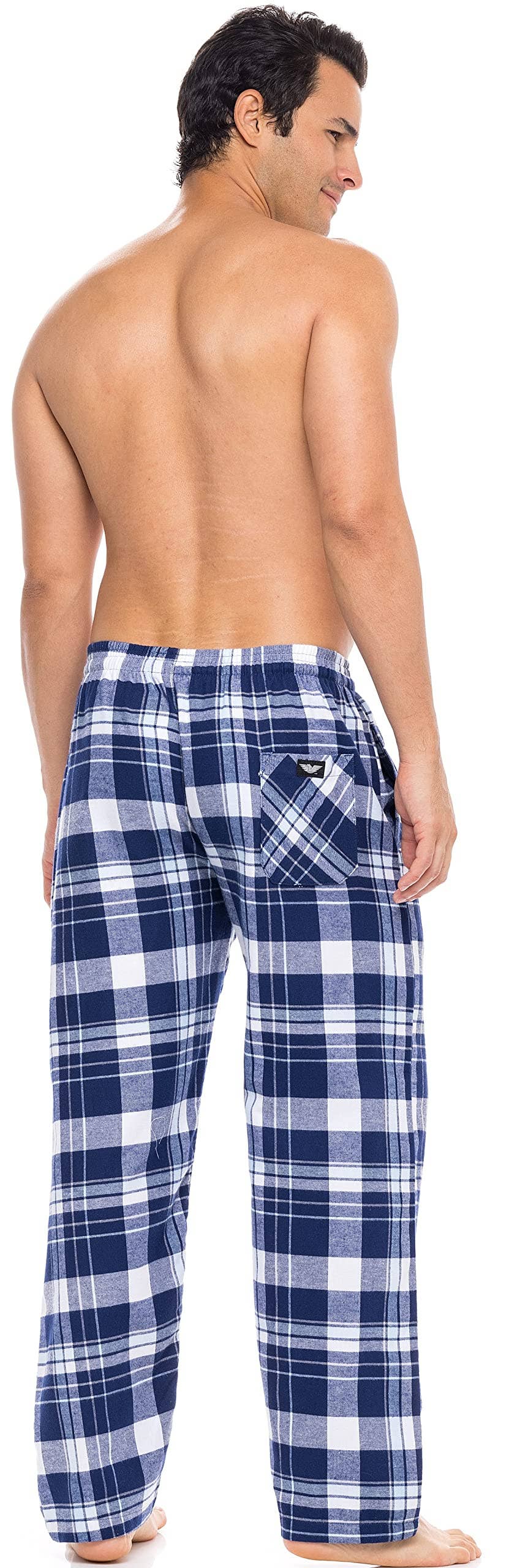 I-Wear Brands - Wholesale Sleepwear Bottom - Men's - 3 Pack Men's 100% Cotton Flannel Lounge Pajama Sleep Pants2