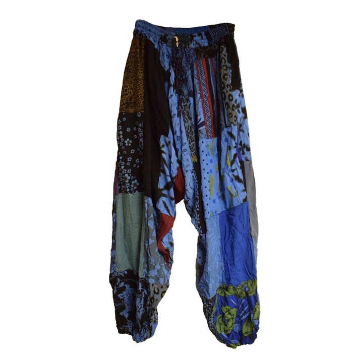 Shared Earth - Wholesale Pants - Unisex - Aladdin pants, patchwork, assorted colours, large unisex