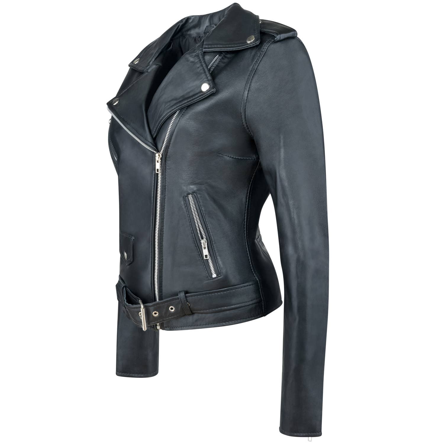 sort Urban 5884 Alice perfekt skindjakke til damer i lammeskind for engroshandel på Faire2