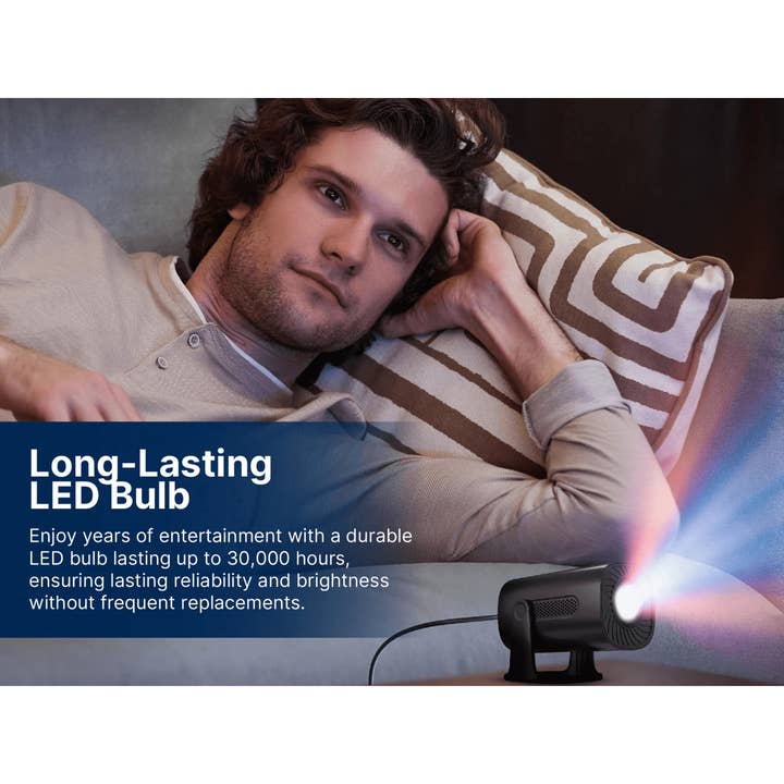 JupiterGear Home - Wholesale Portable Projector - Kids - Emerson 120" Home Theater LCD Projector6