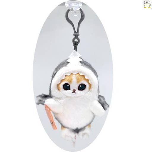 K-Wonderland - Wholesale Keychain - Women's -  Mofusand Shark Costume bag charms Key Chain 13cm3