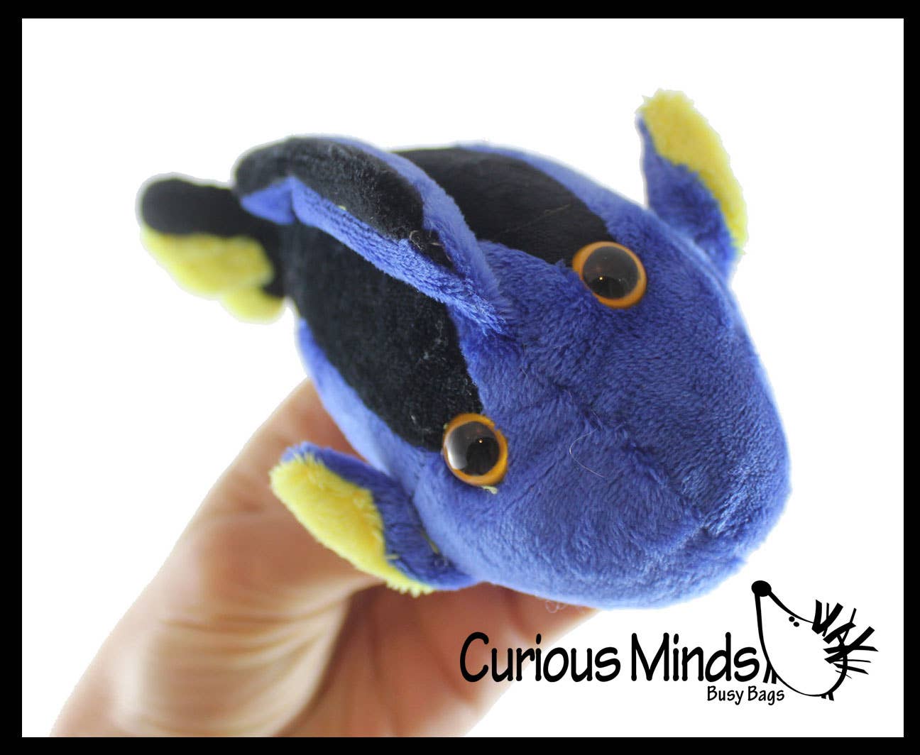 Curious Minds Toys - Wholesale Stuffed/Plush Toy - Kids & Baby - 1 Cute Blue Tang Fish Plush Stuffed Animals- Adorable Mini P1