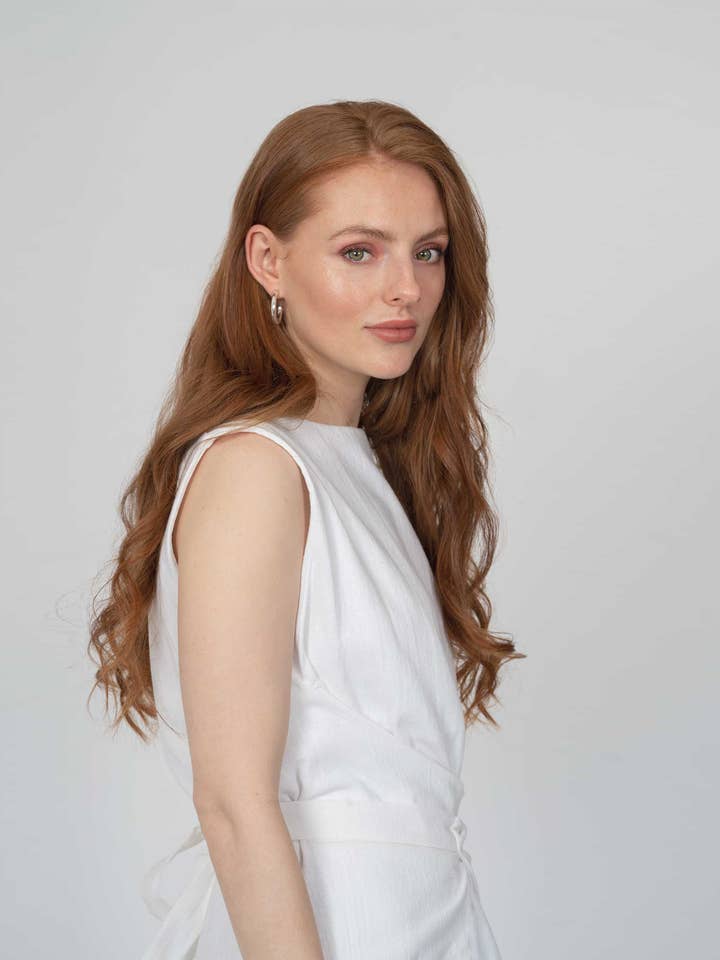 Lucy Dress - White for wholesale by Cherlyn