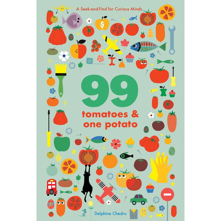Abrams - Wholesale Coloring & Activity Book - Kids & Baby - 99 Tomatoes and One Potato: A Seek-and-Find for Curious