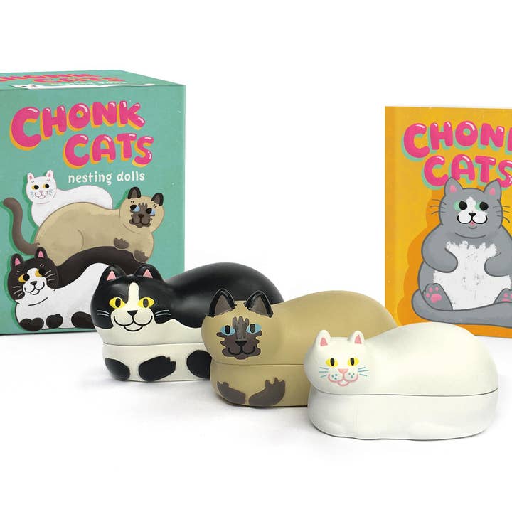 Hachette Book Group - Wholesale Gag Gift/Novelty Gift - Chonk Cats Nesting Dolls