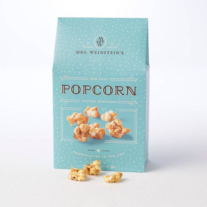 Mrs. Weinstein's Toffee - Wholesale Popcorn - 8 oz Sea Salt Toffee Corn