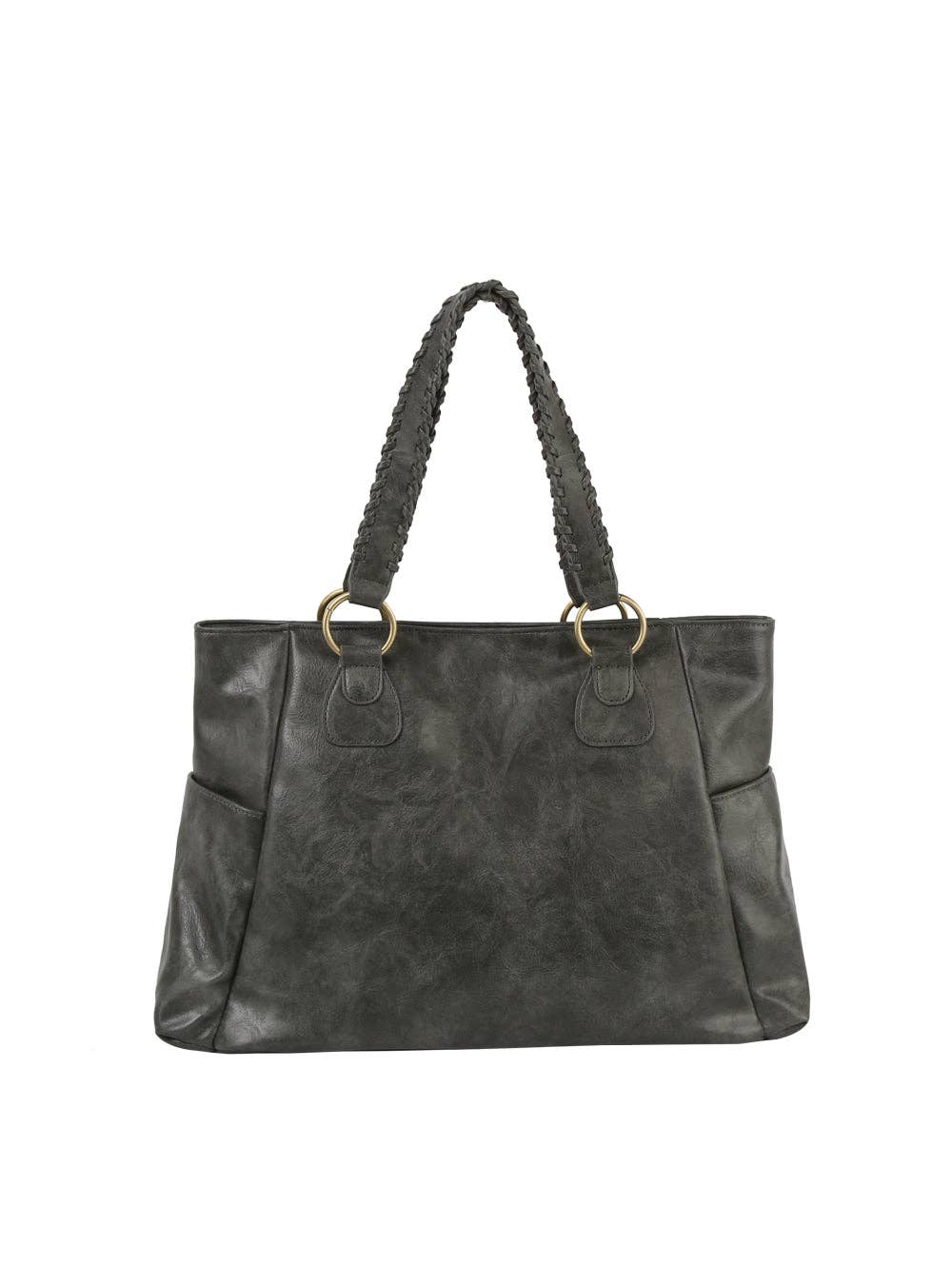 Handbag Factory Corp - Vendita all'ingrosso Borsa tote - Donna - Borsa da giorno alla moda con manico intrecciato6