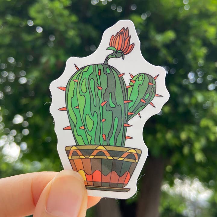 Cactus Sticker for wholesale by SoapElenGlen