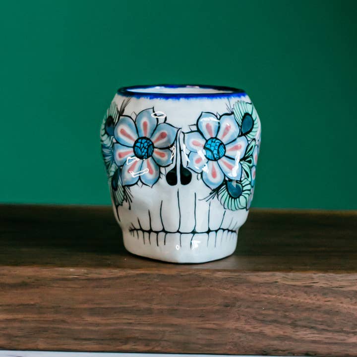 Lucia's Imports - Wholesale Coffee Mug - Sugar Skull Skeleton Mug