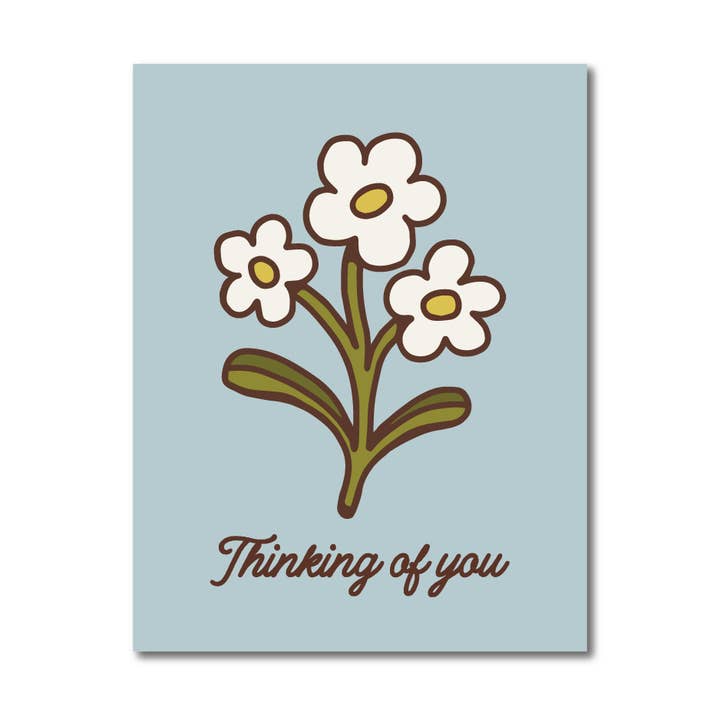 Thinking of You Sympathy Greeting Card for wholesale by Amberhill
