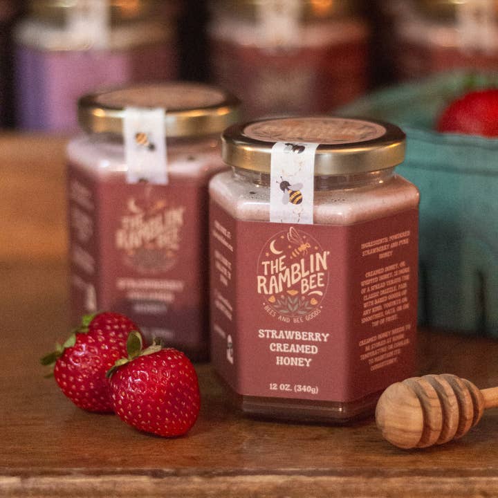 The Ramblin' Bee - Wholesale Honey - Strawberry Creamed Honey0