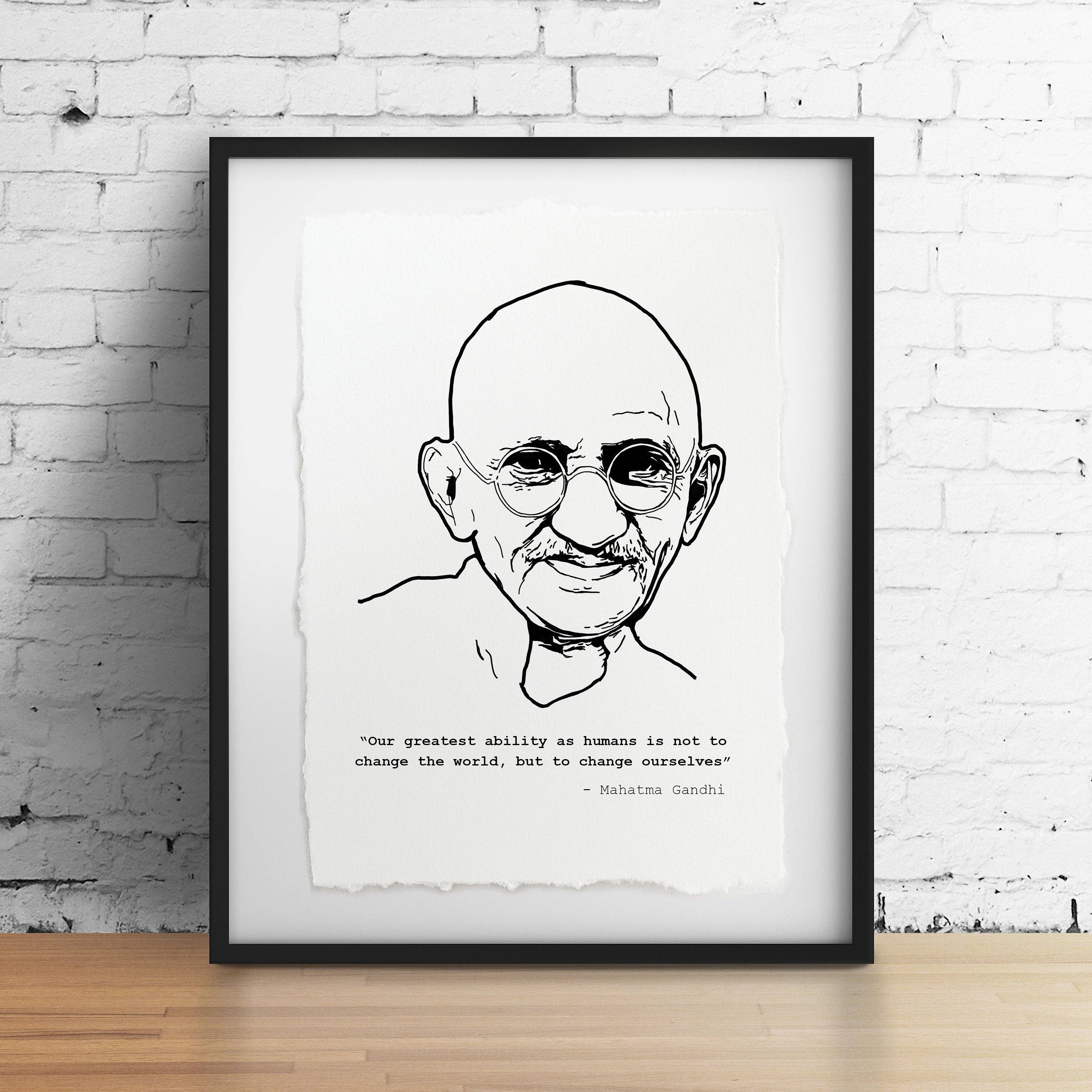 Mar&Ella – Engroshandel Kunsttryk – Mahatma Gandhi0