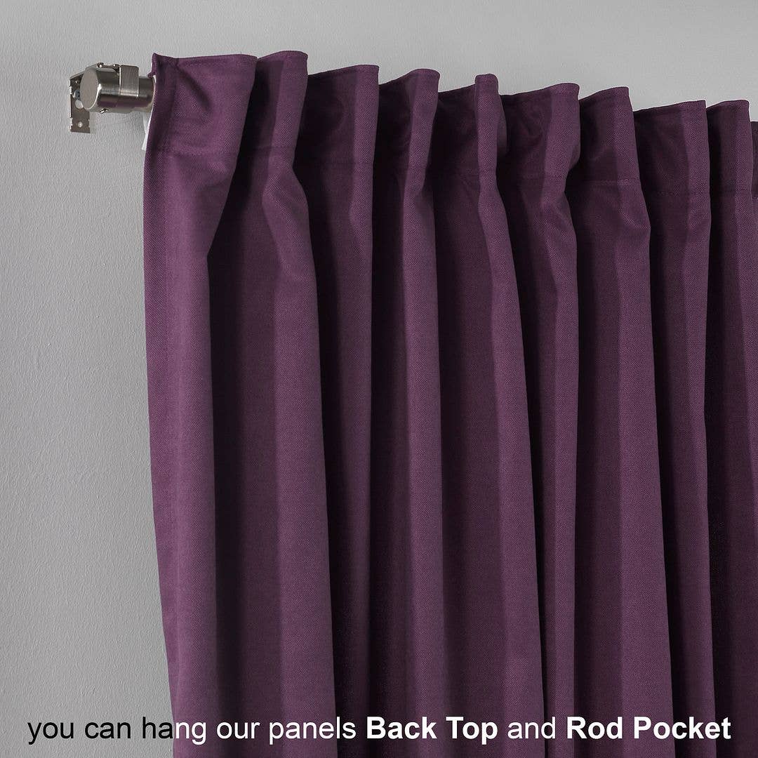 Bes Home Design - Wholesale Curtain - 100" Wide & Extra Long Matte Decorative Custom Size Curtain23