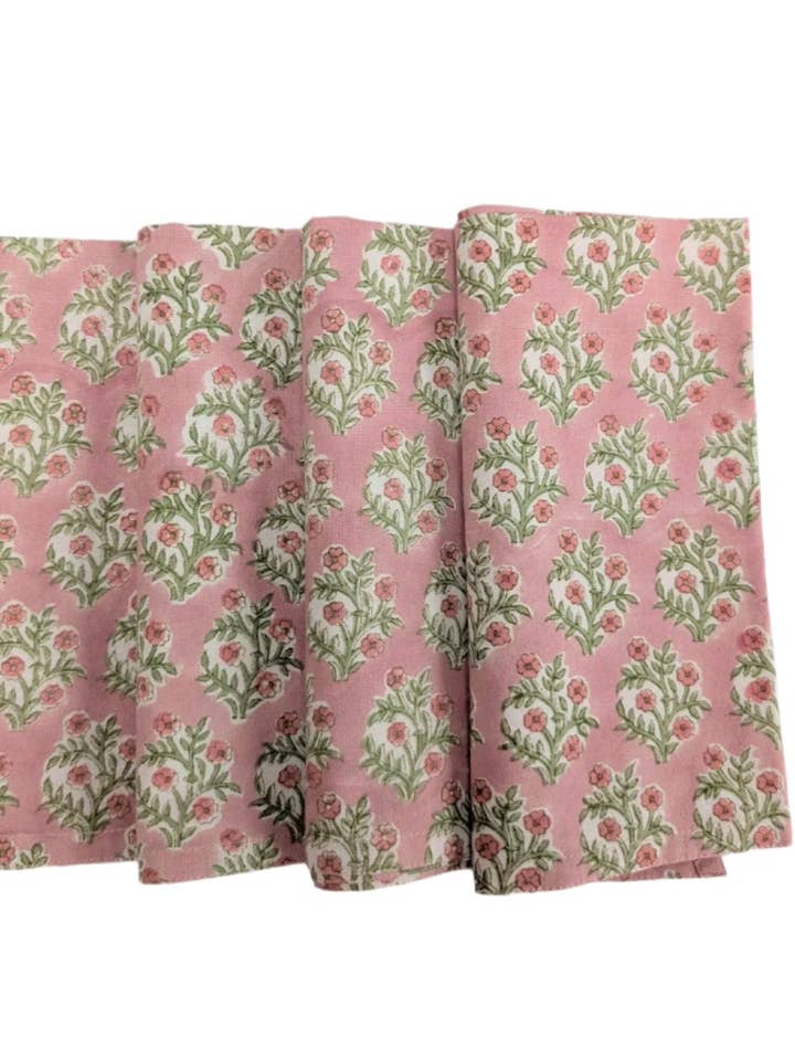 Servilleta Rosa Emily, Juego de 4 para venta al por mayor de LNH EDIT