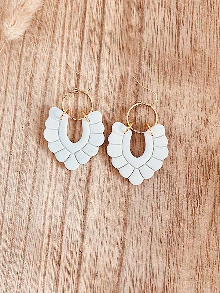 Orecchini Pendenti in Argilla Marocchina, Orecchini in Argilla alla Moda per la vendita all'ingrosso da parte di Asden & Ash Design