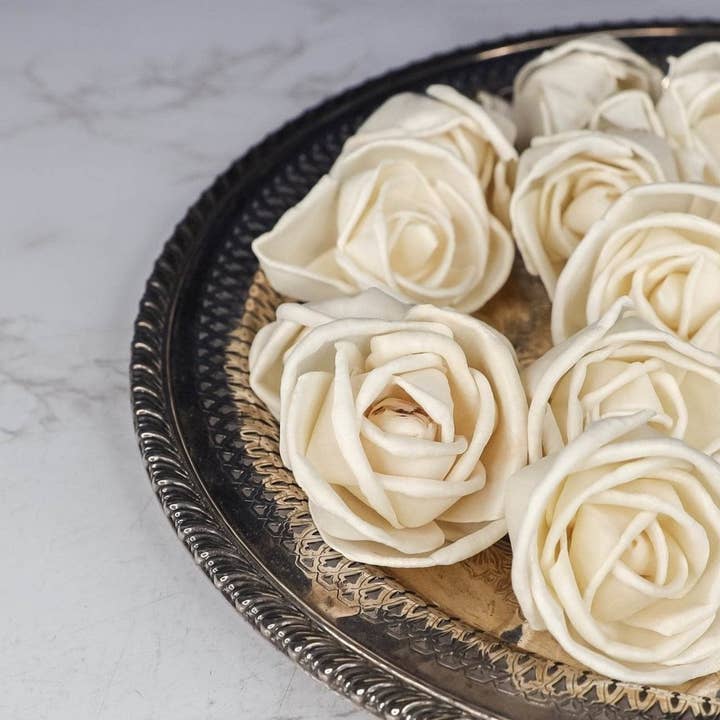 Sola Wood Flowers - Wholesale Artificial Flowers - 2" Bird Rose (10 pack)
