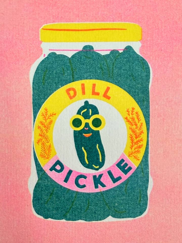 Impression Mini Cornichon pour la vente par naomi wilkinson illustration