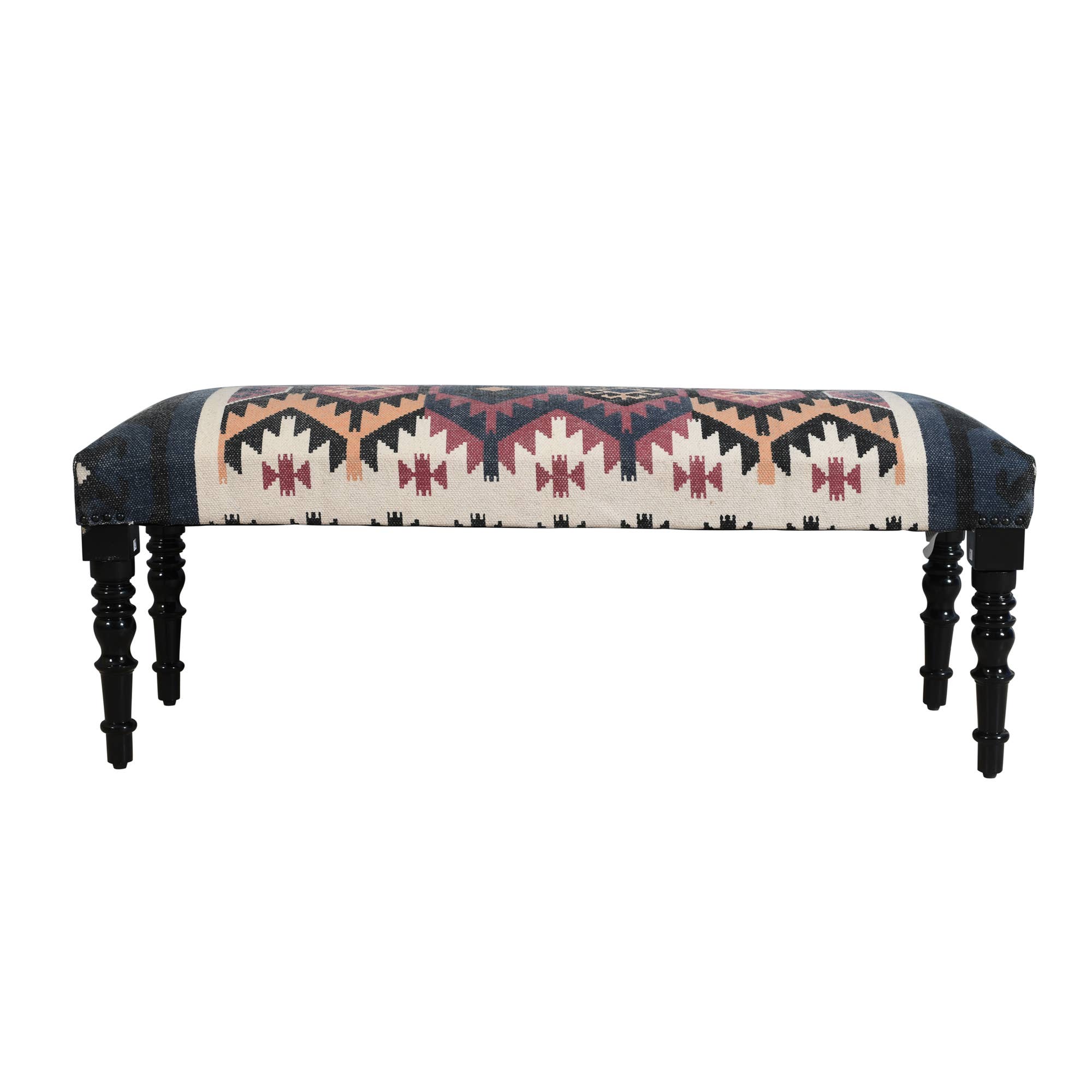 Multi Decorative Southwestern Accent Bench for Home or Office for wholesale on Faire1