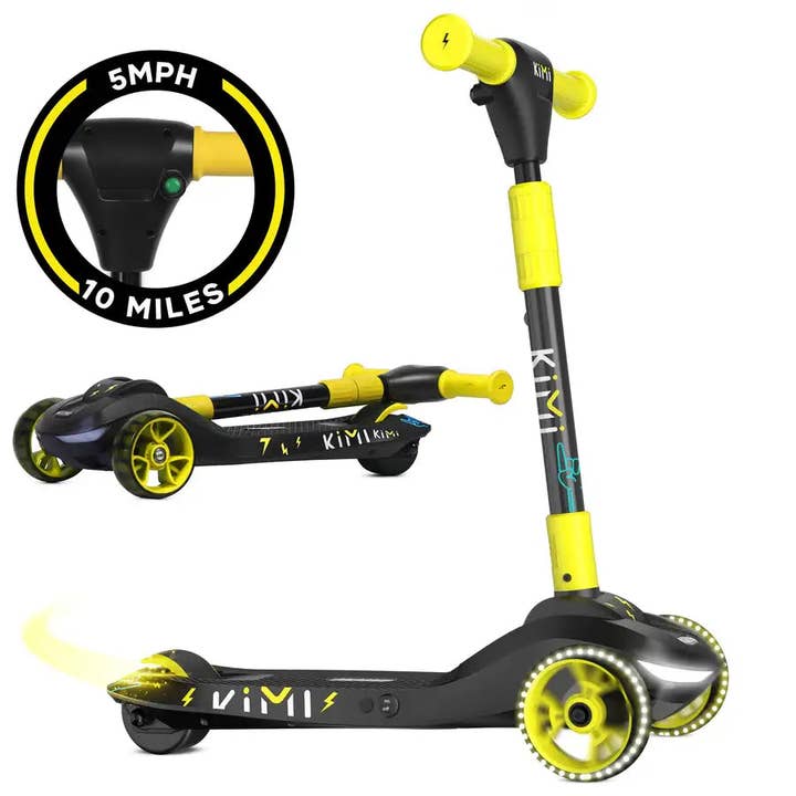 Kimi Electric Scooter For Kids and Toddlers 2-9 Yellow Free for wholesale on Faire16