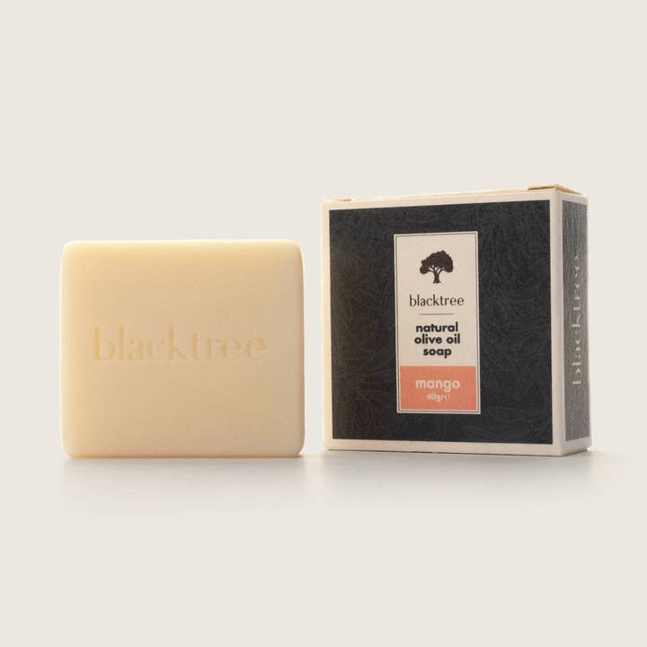 Savon naturel à l'huile d'olive - Mangue - 40gr (savon en pain) pour la vente par Blacktree