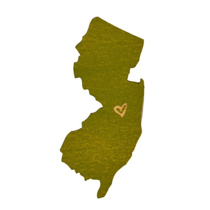 New Jersey Herz Magnet für den Großhandel von SnowMade