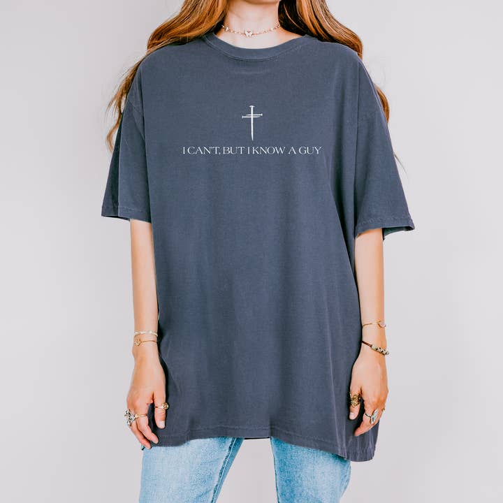 Woobie Beans Jewelry, Gifts & Apparel - Wholesale Screen Printed T-Shirt - Women's - I Can't but I Know a Guy Shirt2