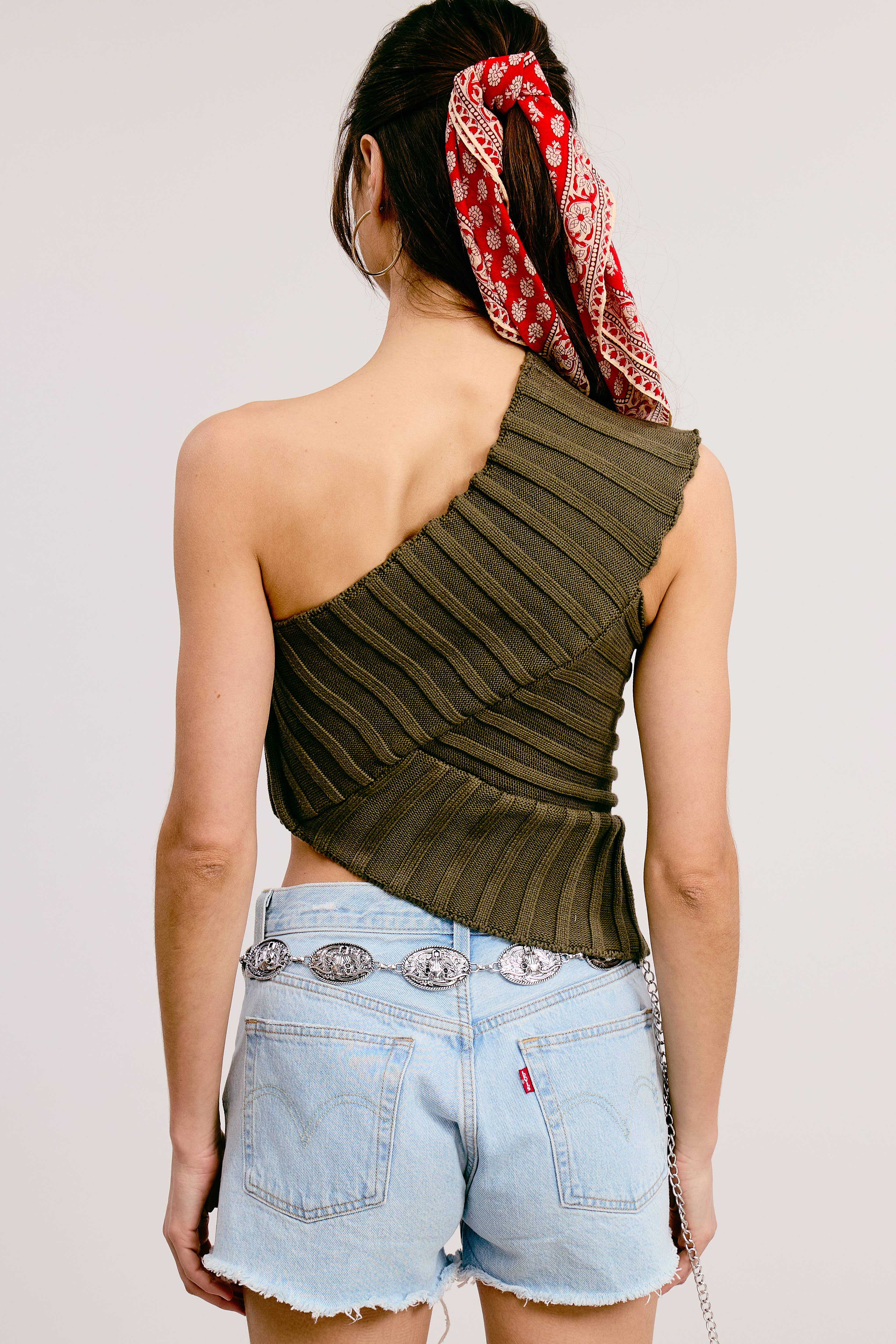 Mimosa - Wholesale Knit Top - Women's - One-Shoulder Asymmetrical Ribbed-Knit Sweater Top23