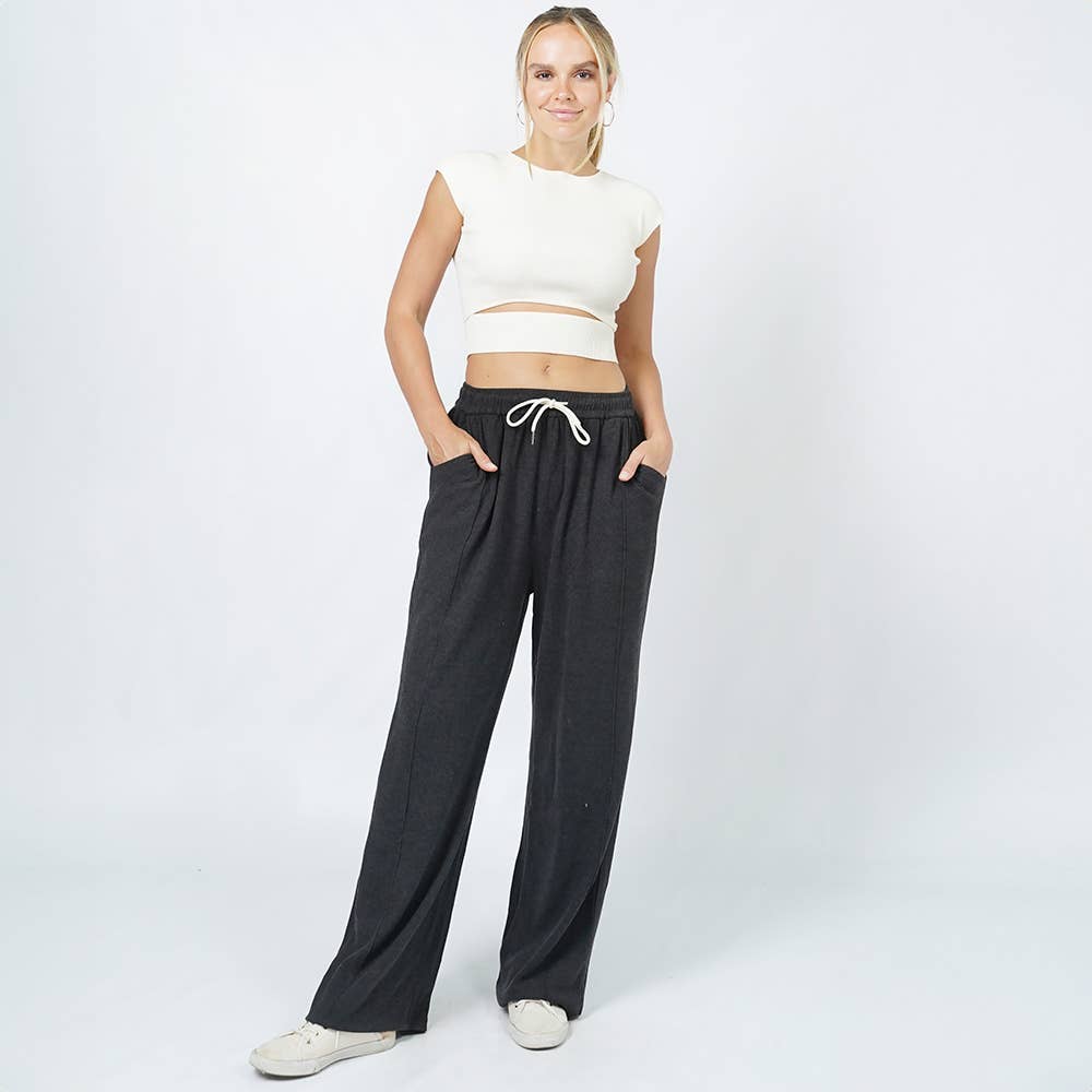 Sensibling Corp. - Wholesale Lounge Sweatpants/Joggers - Women's - Women's Straight Leg Sweatpants with Pockets5