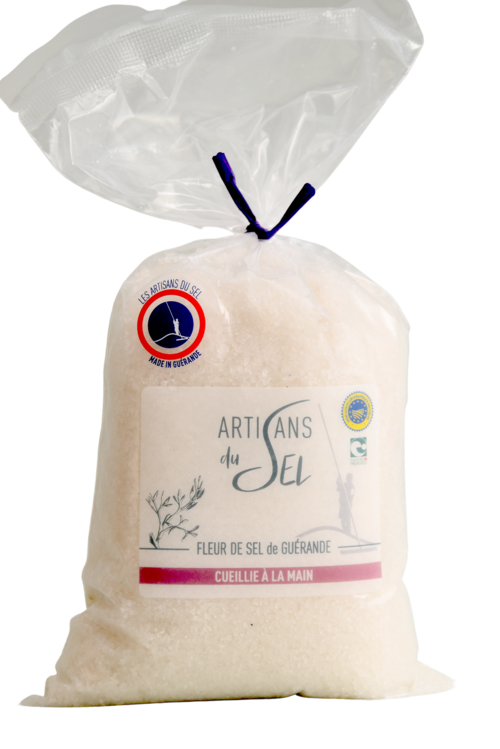 Artisans du sel - Vente Sel - Sac 400gr Fleur de sel de Guérande0