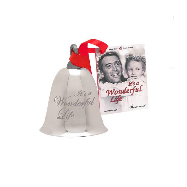 Bevin Bells – Engroshandel Pynt – It's a Wonderful Life 1245 mindebjælde i fløjlspose2