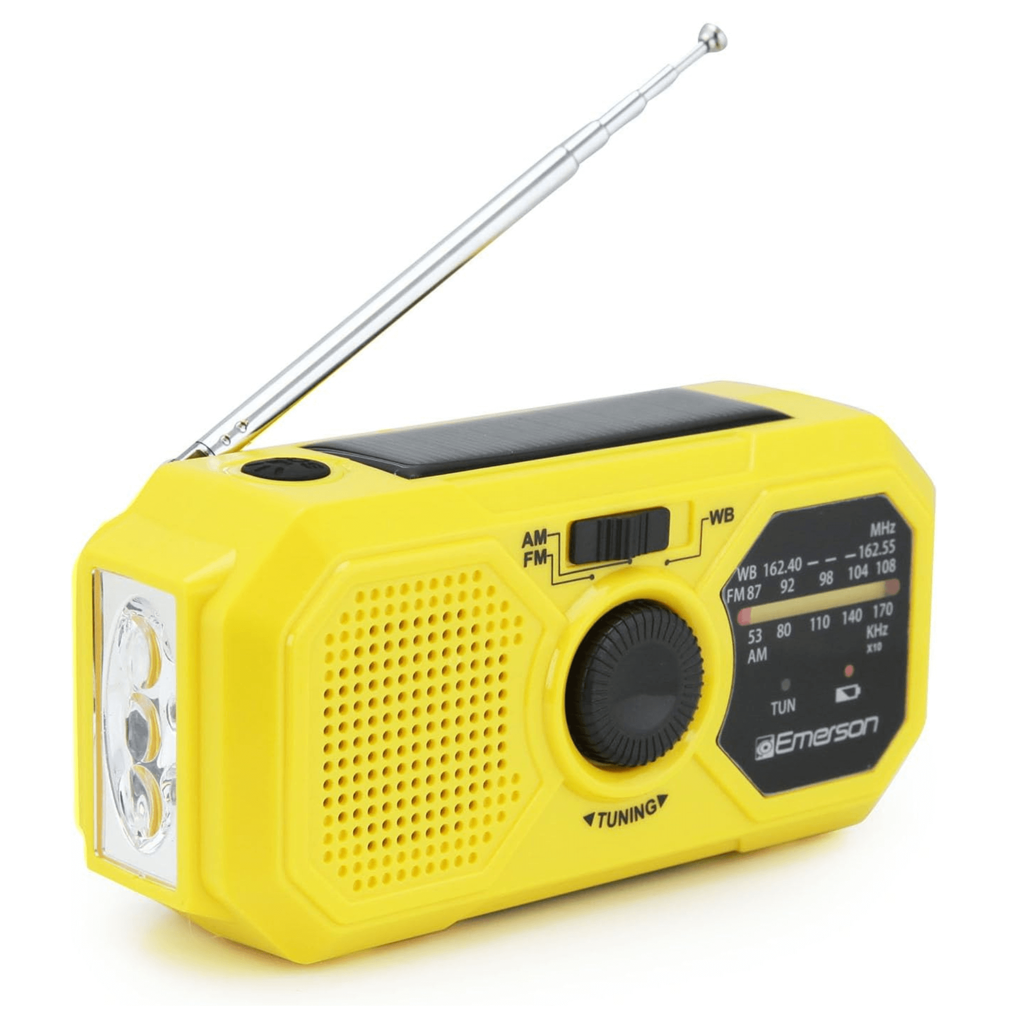 JupiterGear Home - Wholesale Portable Charger - Emerson Emergency AM/FM Radio w Weather Band & Power Bank6