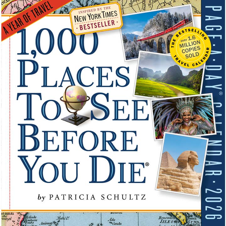 1,000 Places to See Before You Die Page-A-Day® Calendar 2026 for wholesale by Hachette Book Group