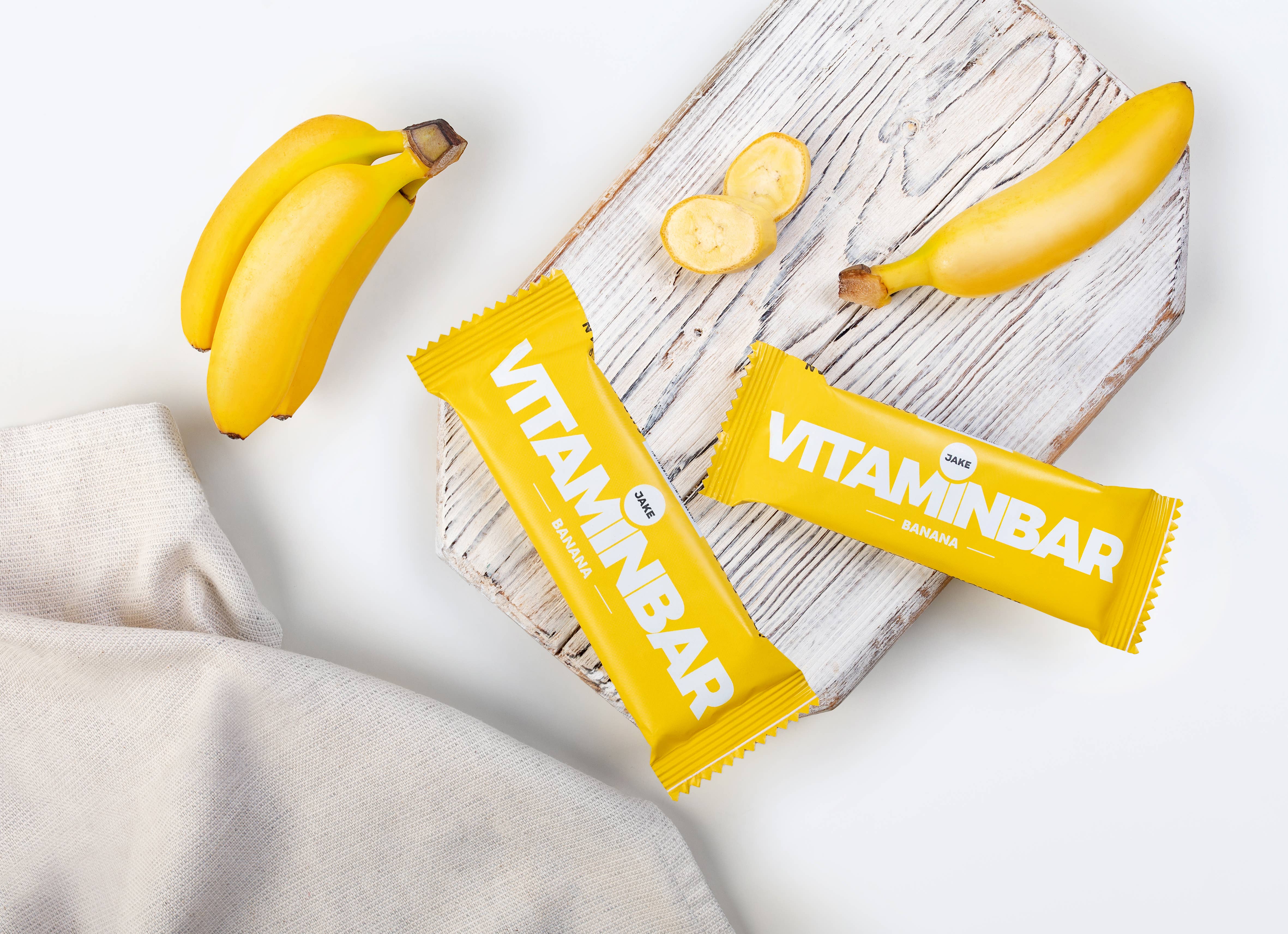 Jake Nutritionals B.V. - Wholesale Snack Bar - Jake Banana Vitaminbar1