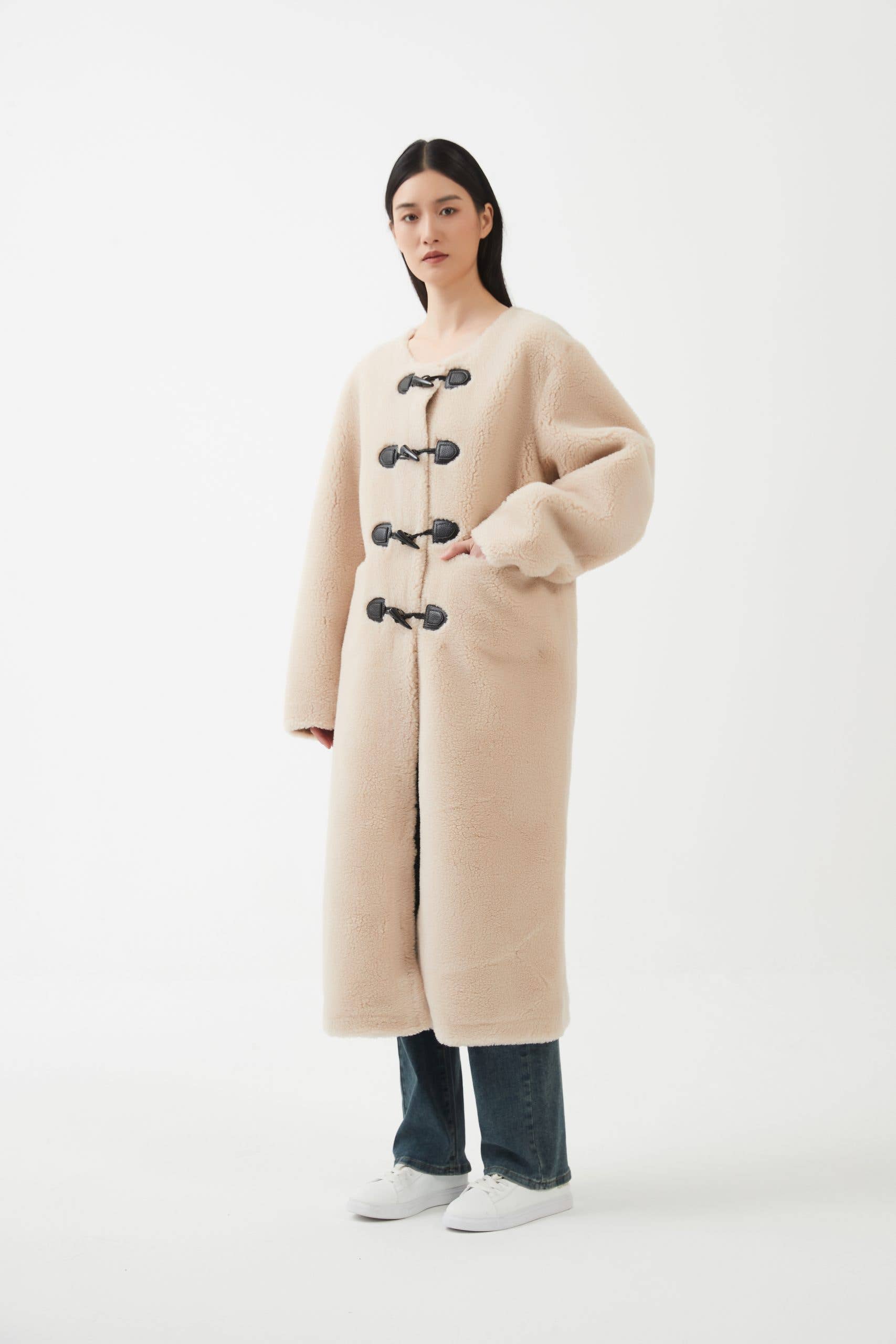 Pellobello - Wholesale Fur/Faux Fur Coat - Women's - Teddy Shearling Coat0