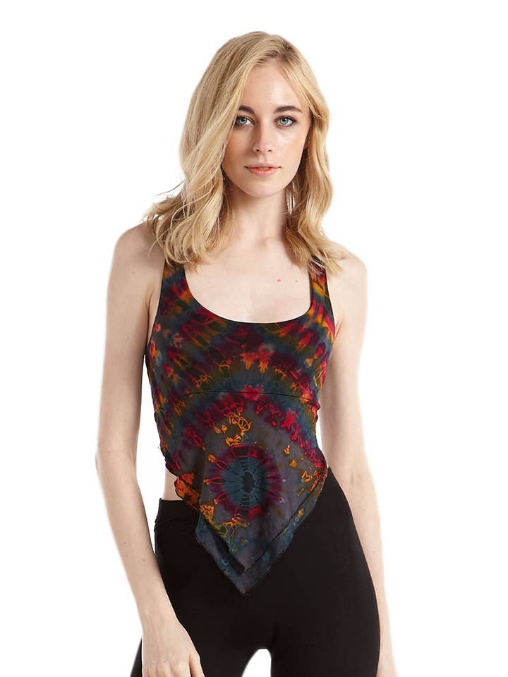 Kathmandu Imports - Wholesale Tank Top - Women's - Tie-dye Tank Top (TH-1219)0