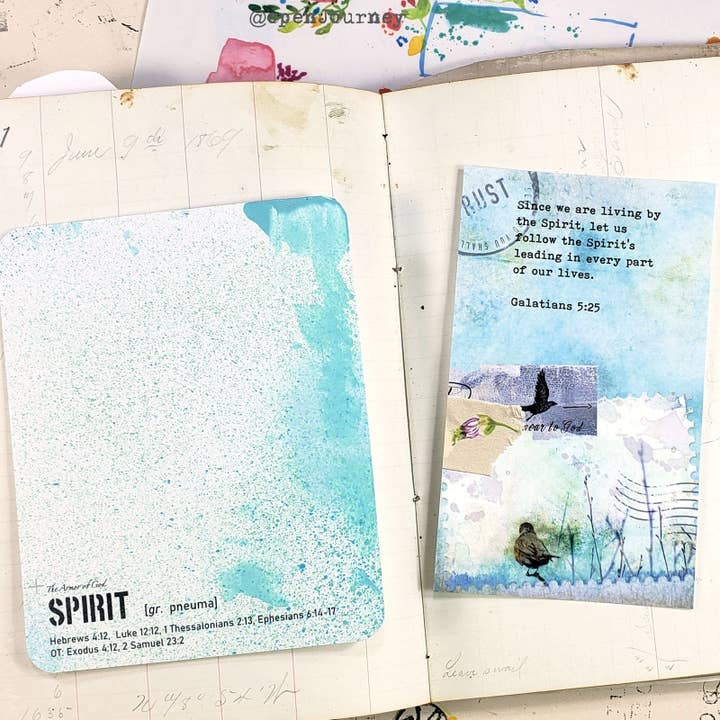 Open Journey - Wholesale Journal/Diary - Word Focus 40 LARGE journaling card set8