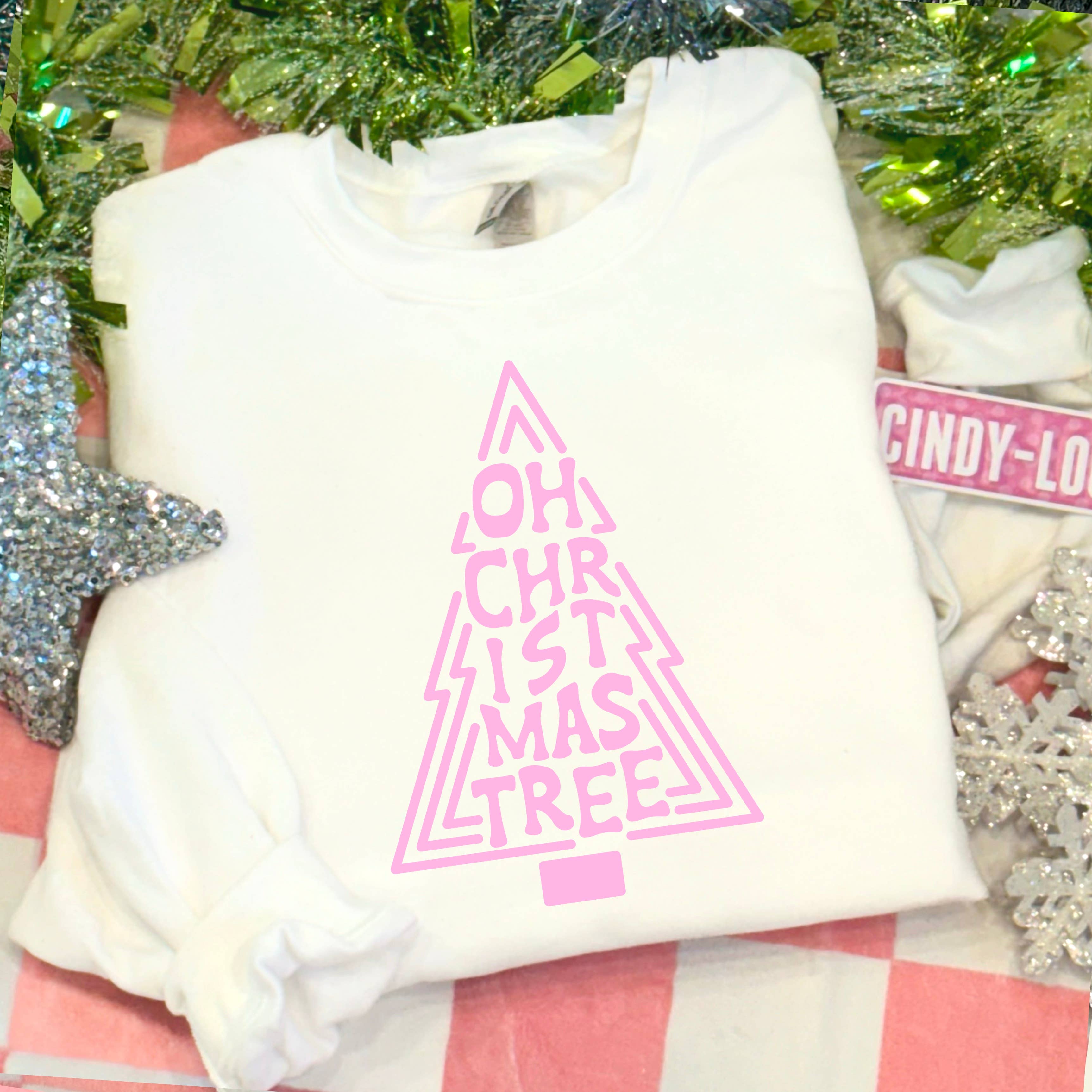 Shoppe SHC - Wholesale Graphic Sweatshirt - Women's - Oh Christmas Tree Christmas 2025 Graphic Sweatshirt Women’s12