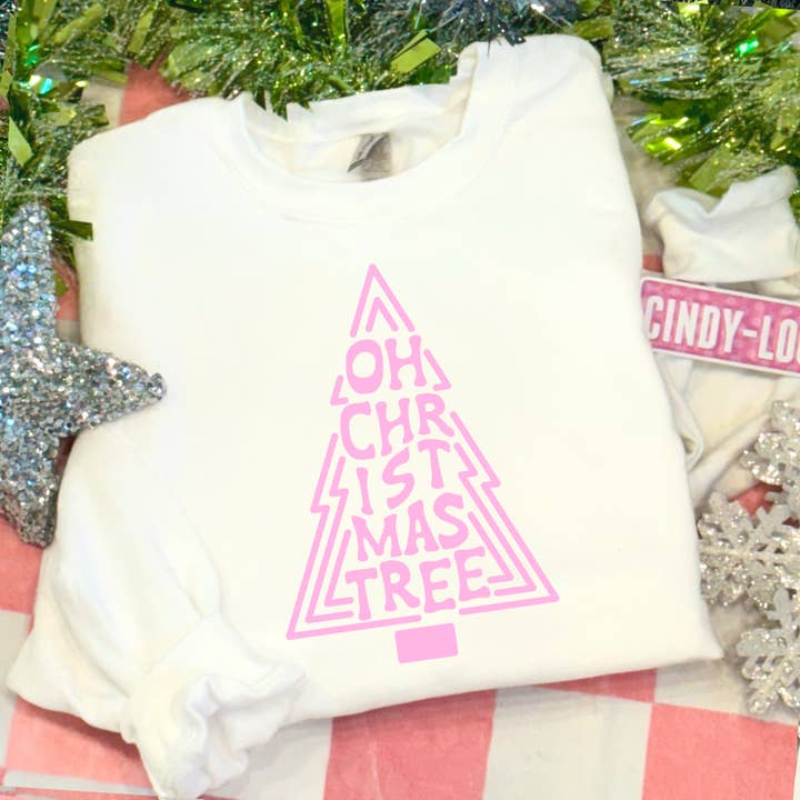 Shoppe SHC - Wholesale Graphic Sweatshirt - Women's - Oh Christmas Tree Christmas 2025 Graphic Sweatshirt Women’s12