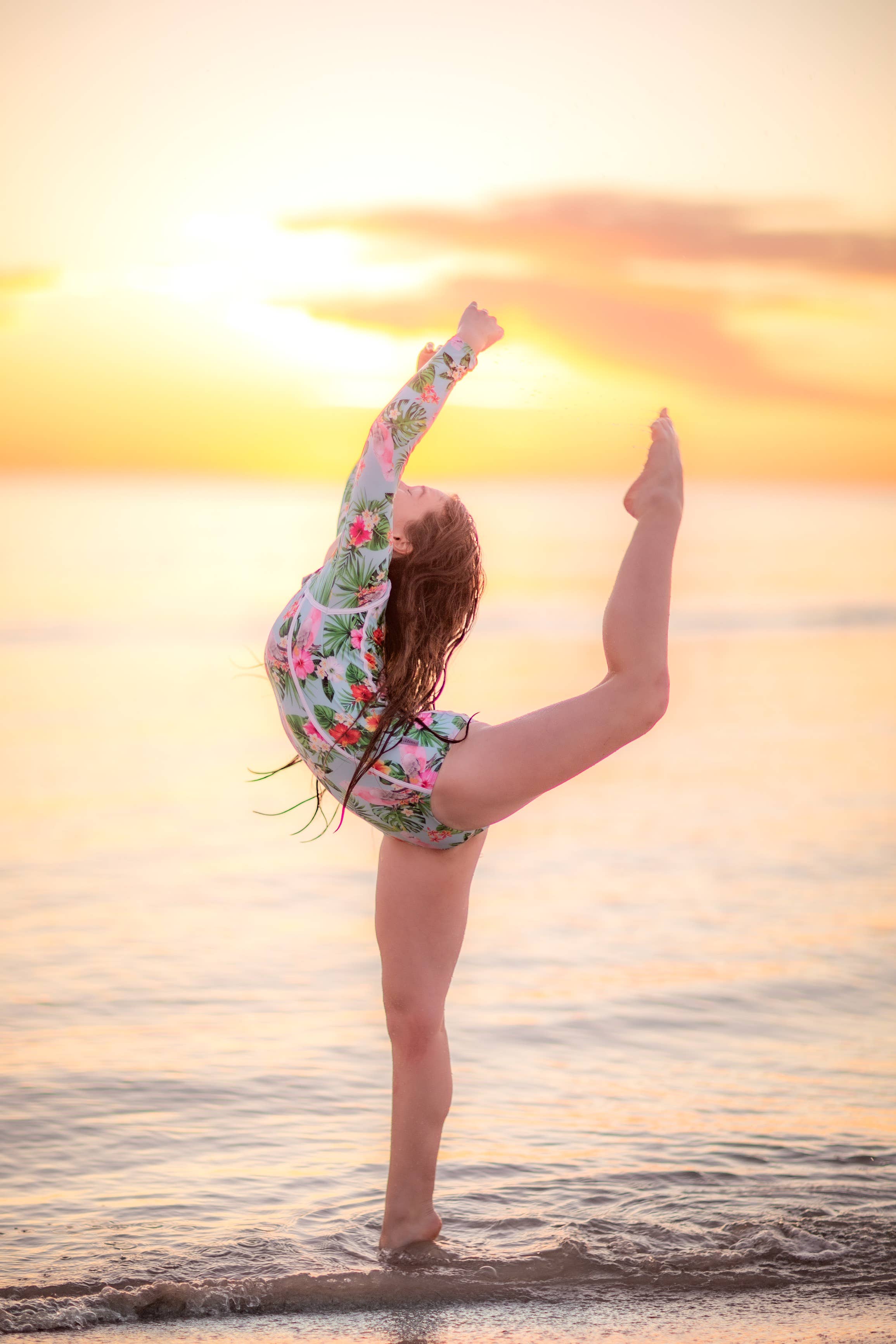 Tribe Tropical – Großhandel Badeanzug – Kinder – 'Gaga Galah' Badeanzug mit langen Ärmeln für Teenager-Mädchen/Tweens7