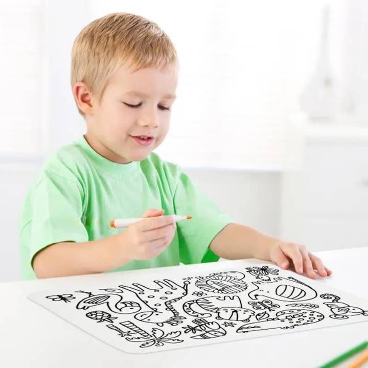 PETIKIDS – wholesale Colouring mat – Child & baby – Silicone Coloring Table Set