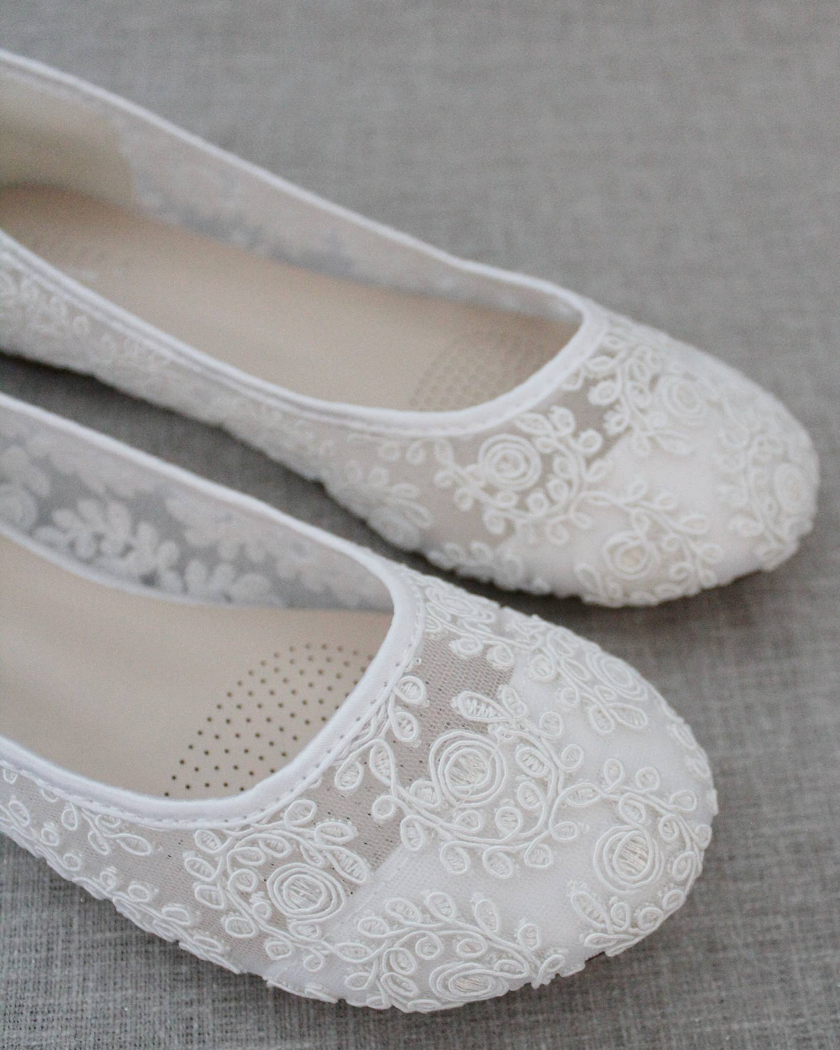 Kailee P. - Wholesale Flats - Women's - Crochet Lace Ballet Flats6