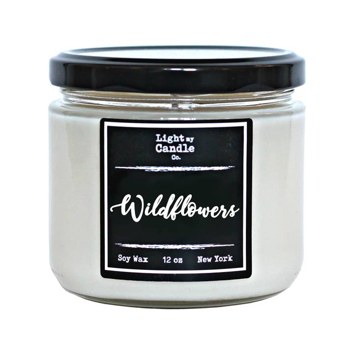 Wildflowers Soy Candle for wholesale by Light My Candle Co
