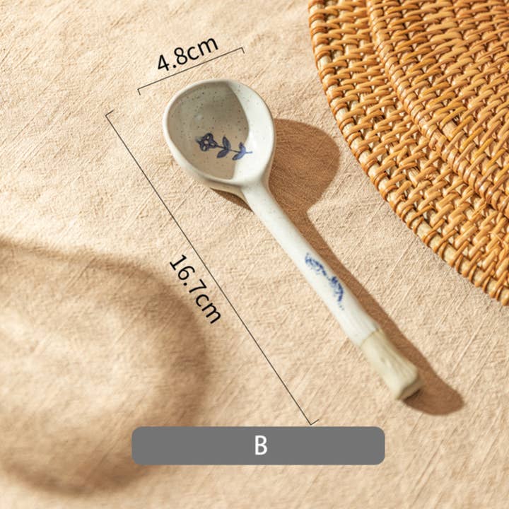 Homerely - Wholesale Kitchen Spoon - Japanese Ceramic Soup Spoon