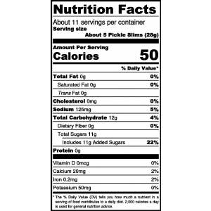 OLIVE THESE FOODS - Wholesale Pickled Vegetables - Pickles: Bread and Butter Slims (16 oz / 473g)2