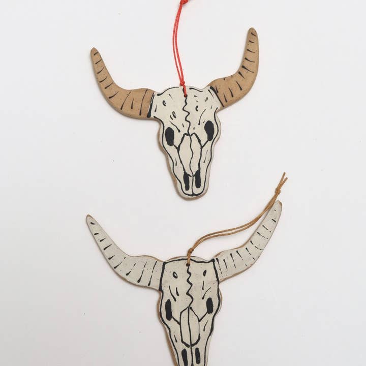 Melville Ceramics - Wholesale Ornament - Skull OrnamentÂ